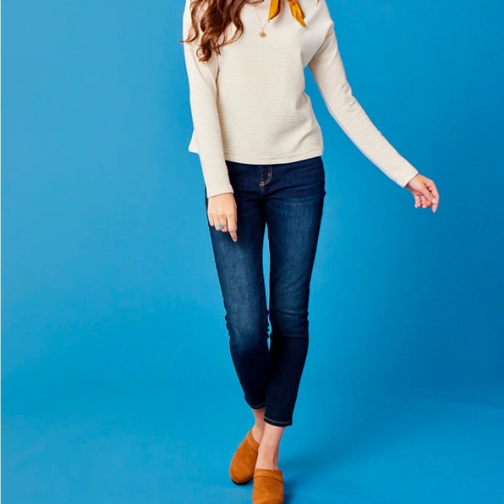 Velvety Soft Ribbed Knit Corduroy Top